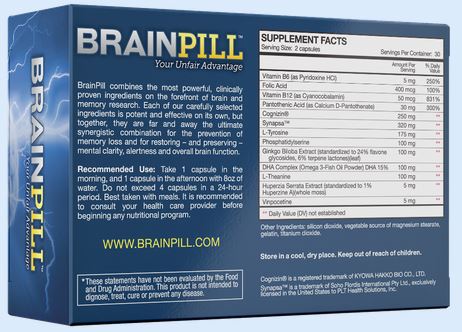 Brain Pill Ingredients