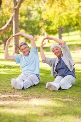 healthy senior couple