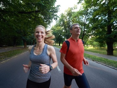 Youthful Couple Being Active